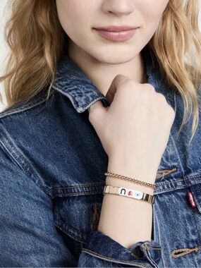 ROXANNE ASSOULIN Enamel I Love You Bracelet Size Of M